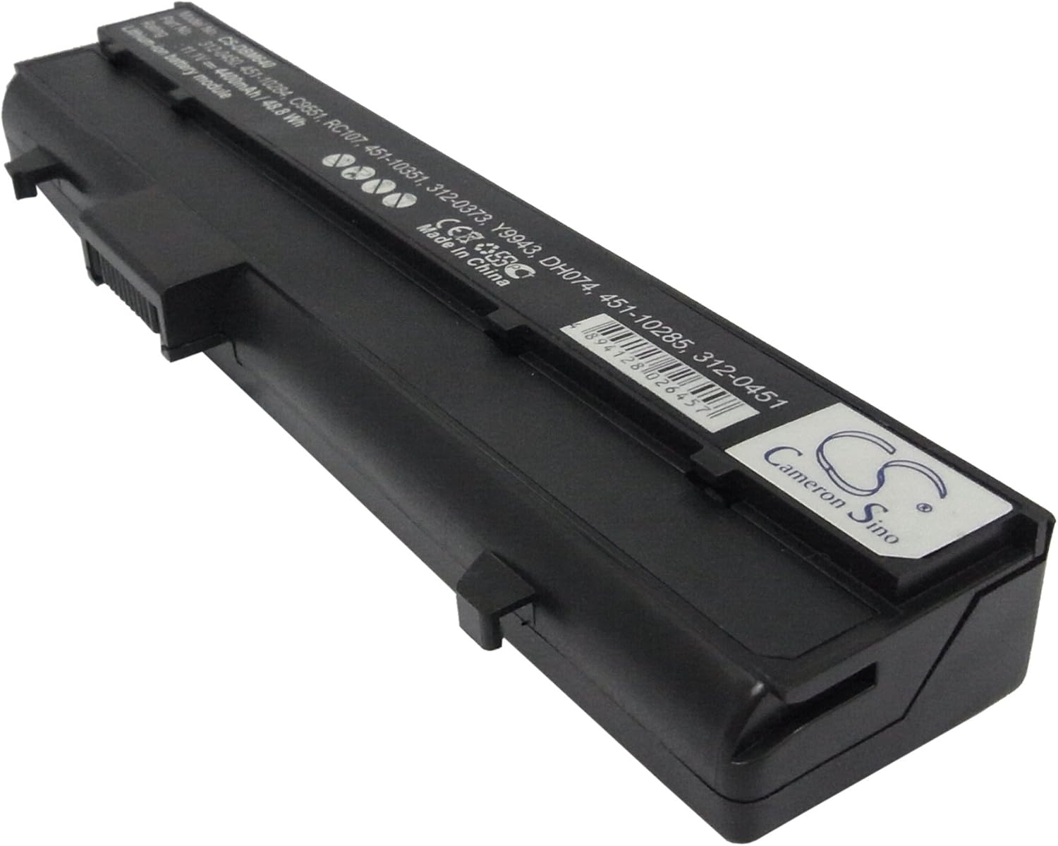 Cameron Sino AQQXING New Rechargeable Battery for Inspiron 630M, Inspiron 640M, Inspiron E1405, PP19L, XPS, XPS M140 (4400mAh) 0C9551, 0C9553, 0C9554, 0CC154, 0CC156, 0DC224, 0FC141, 0TC023, 0WG389