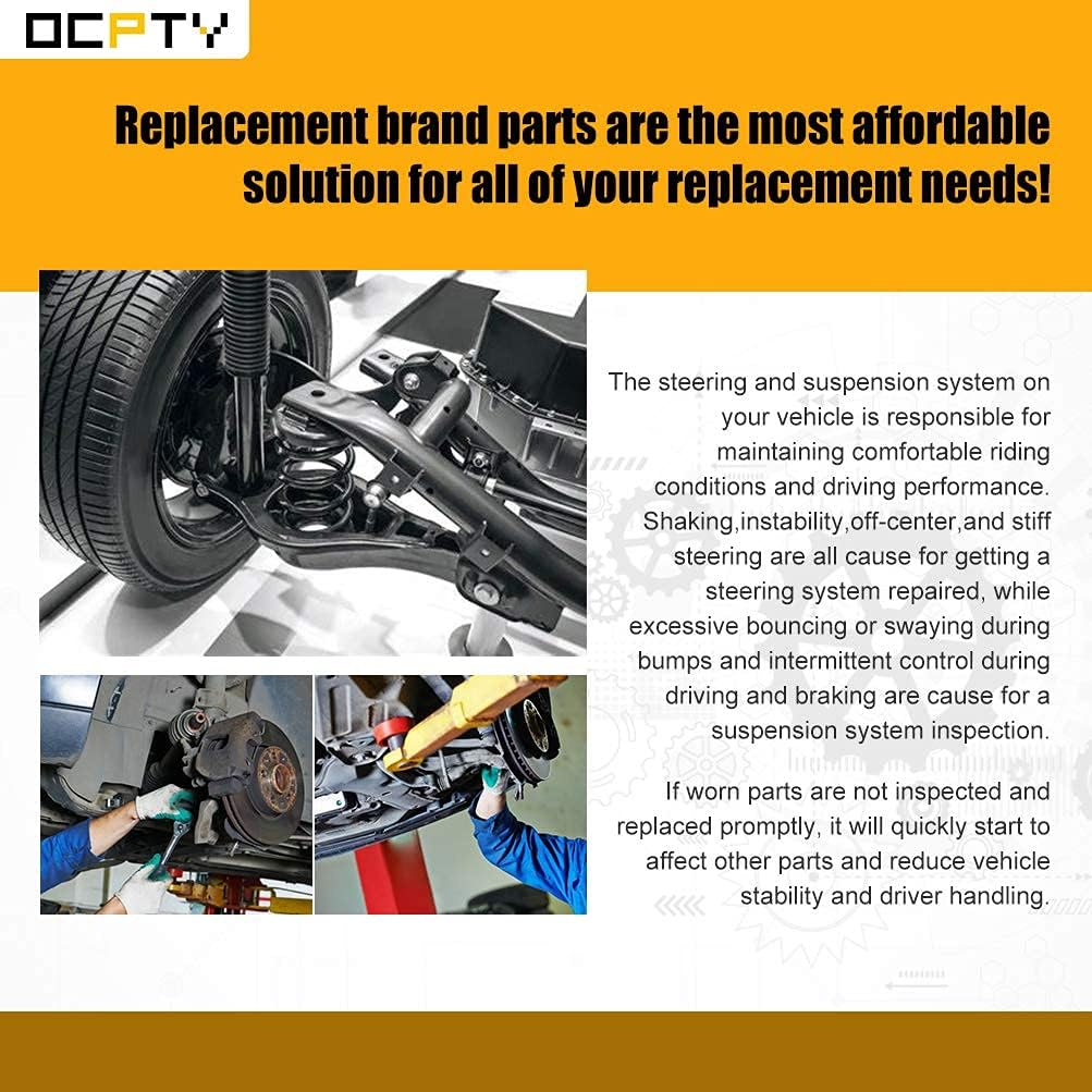 OCPTY - New 2-Piece fit for Dodge Challenger Charger RWD Dakota for Durango Magnum for Mitsubishi Raider - 2 Front Outer Tie Rod Ends
