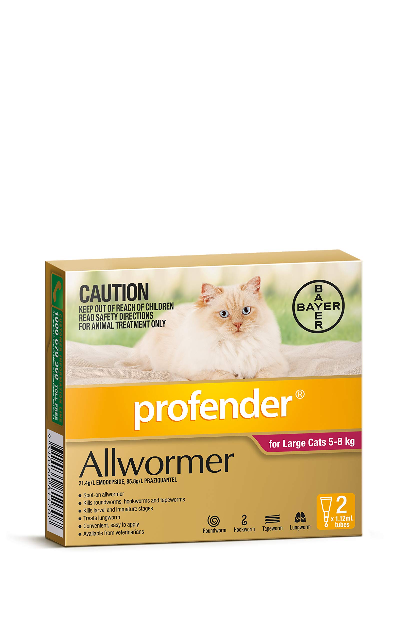 profender allwormer cats