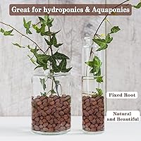 Vista 6 de Legigo 2 LB de piedras de arcilla Leca orgánicas para plantas, bolas de Leca 100% naturales de 4mm-16mm para plantas de interior, piedras de arcilla