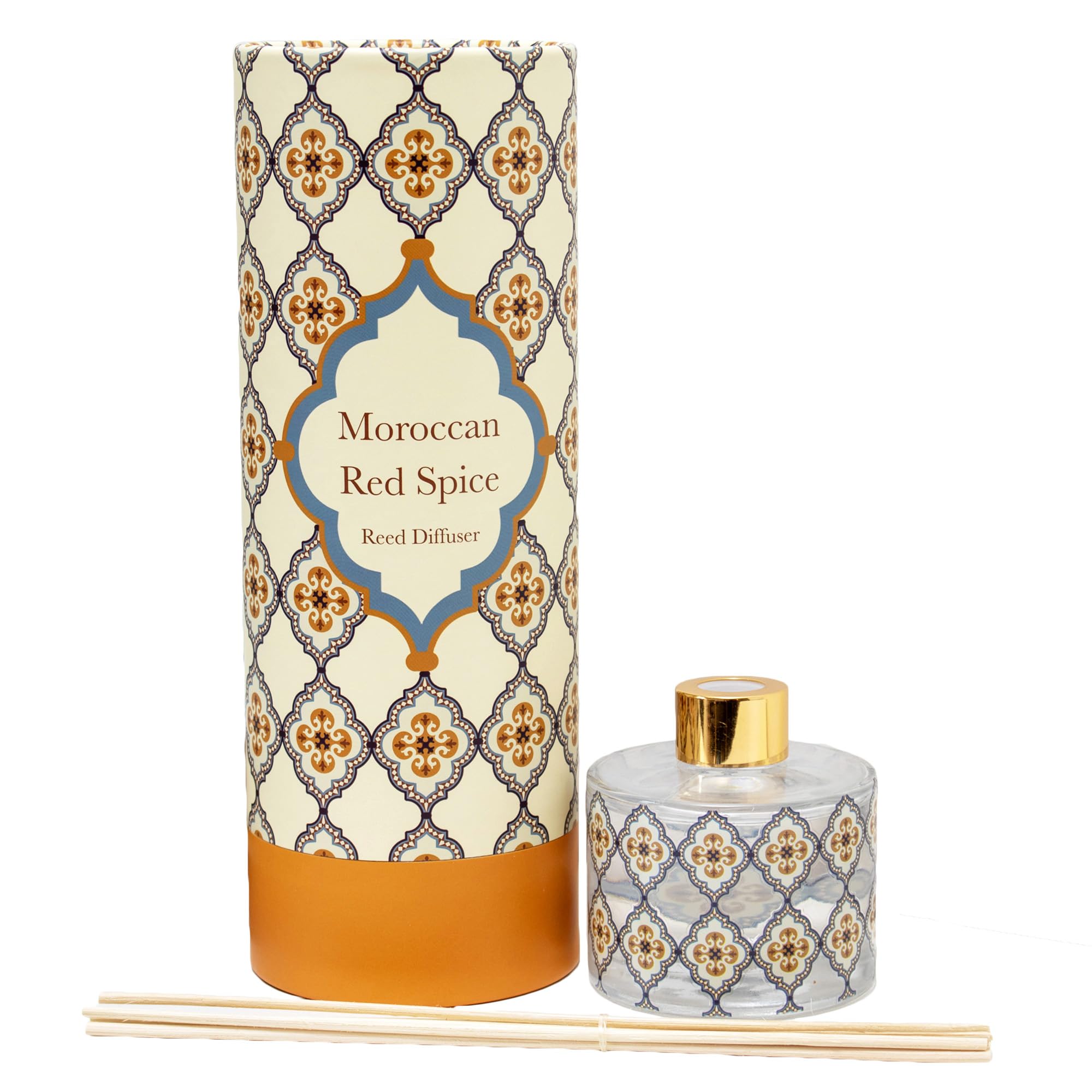 Darthome Brown Red Cinnamon 150Ml Reed Diffuser Bottle Scented Moroccan Spice Home Fragrance