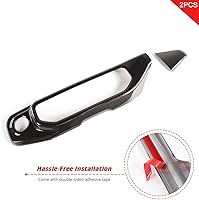 Vista 3 de JeCar Cubierta de panel de interruptor de aire acondicionado compatible con Jeep Wrangler 2018-2023 JL JLU y Gladiator JT 2020-2023, textura