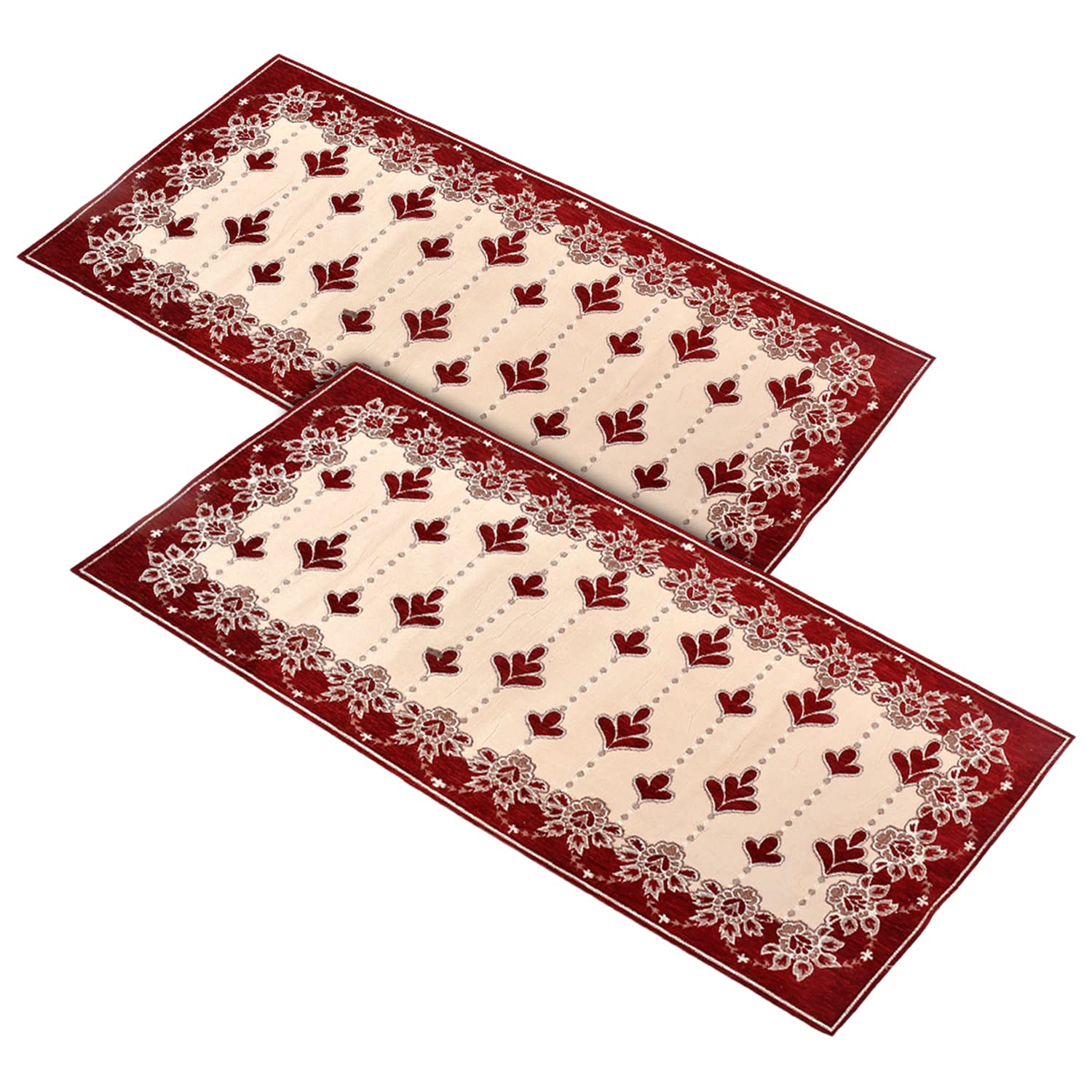 See full amazon price history chart for Kuber Industries Rectangular Floral Print Cotton Table Runner for Dining and Center Table, Wedding, Everyday Use, Dinner Parties, Set of 2 (Maroon)-50KM01292 Kuber Industries Rectangular Floral Print Cotton Table Runner for Dining and Center Table, Wedding, Everyday Use, Dinner Parties, Set of 2 (Maroon)-50KM01292 (B09RSH5ML8) Amazon Price History, Amazon Price Tracker