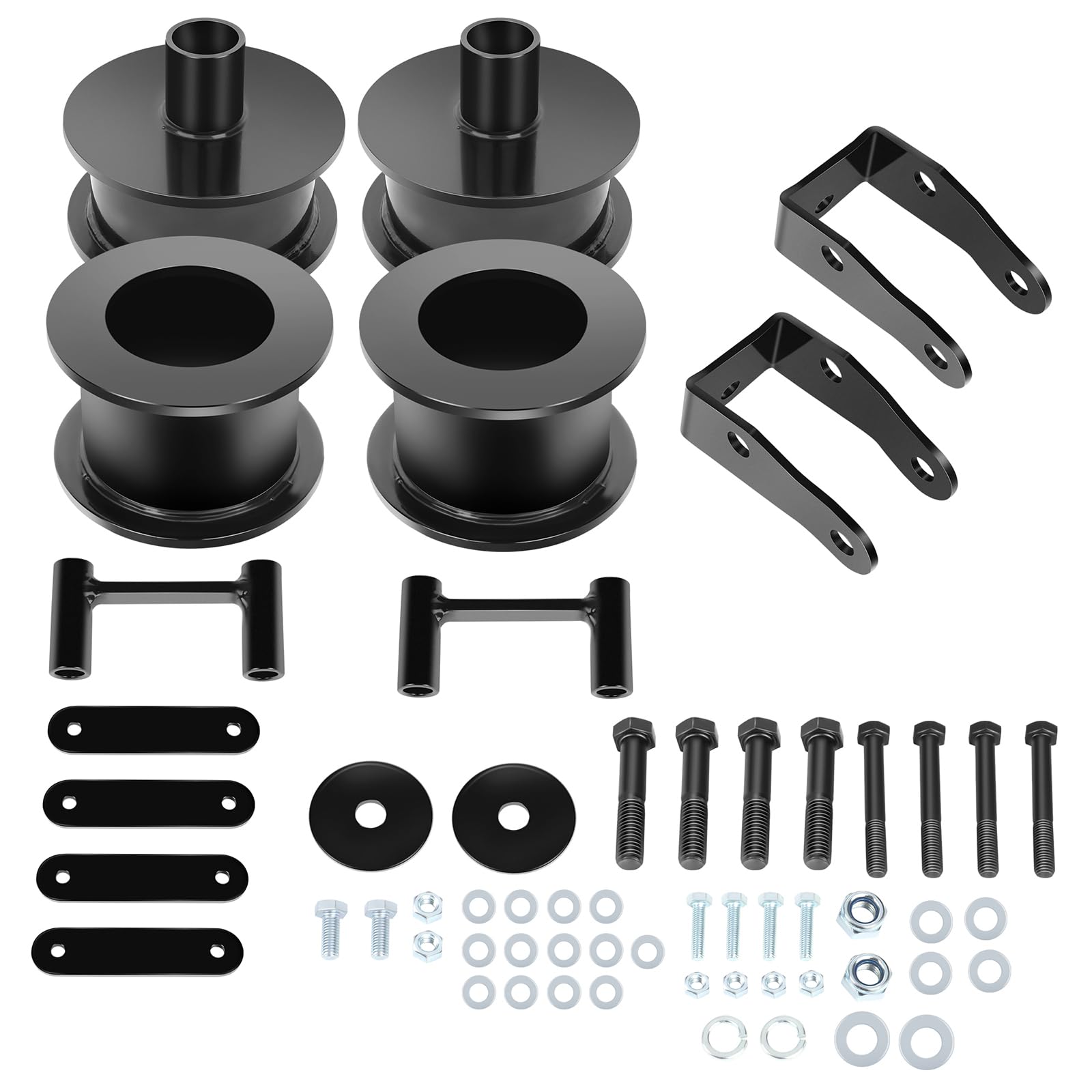 ECCPP 3 in Front 3 in Rear Leveling Lift kit for Jeep 2007-2018 Lift Strut Spacer Compatible for Jeep Wrangler 2L 2018 Front Lift Spacers Rear Lift Blocks ( similar ) 