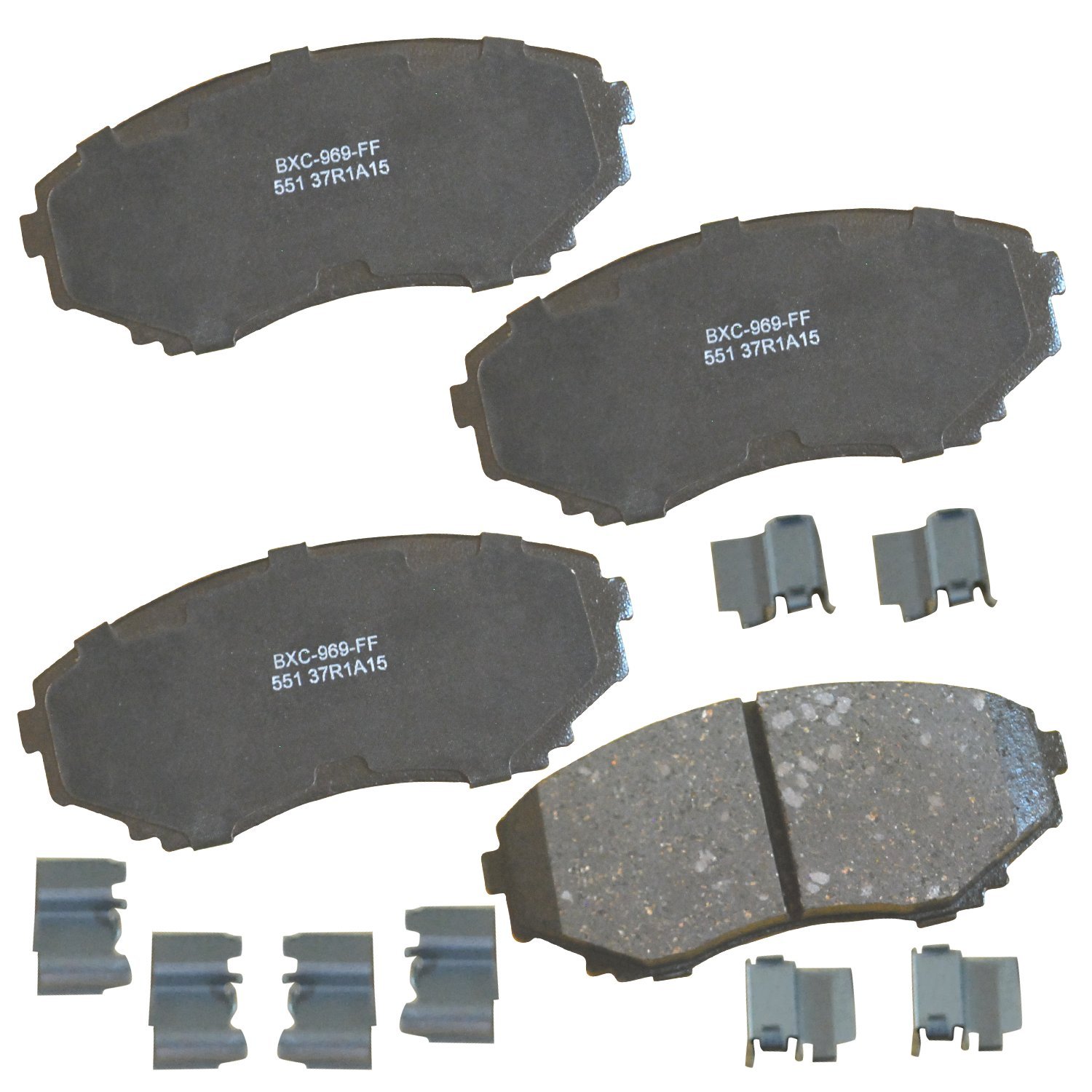 Bendix Premium SBC551 Ceramic Front Brake Pads for Mazda MPV 1998-1992, MPV 2002-2000