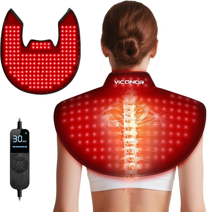 Viconor Red Light Therapy for Neck and Shoulder, Infrared Treatment Device