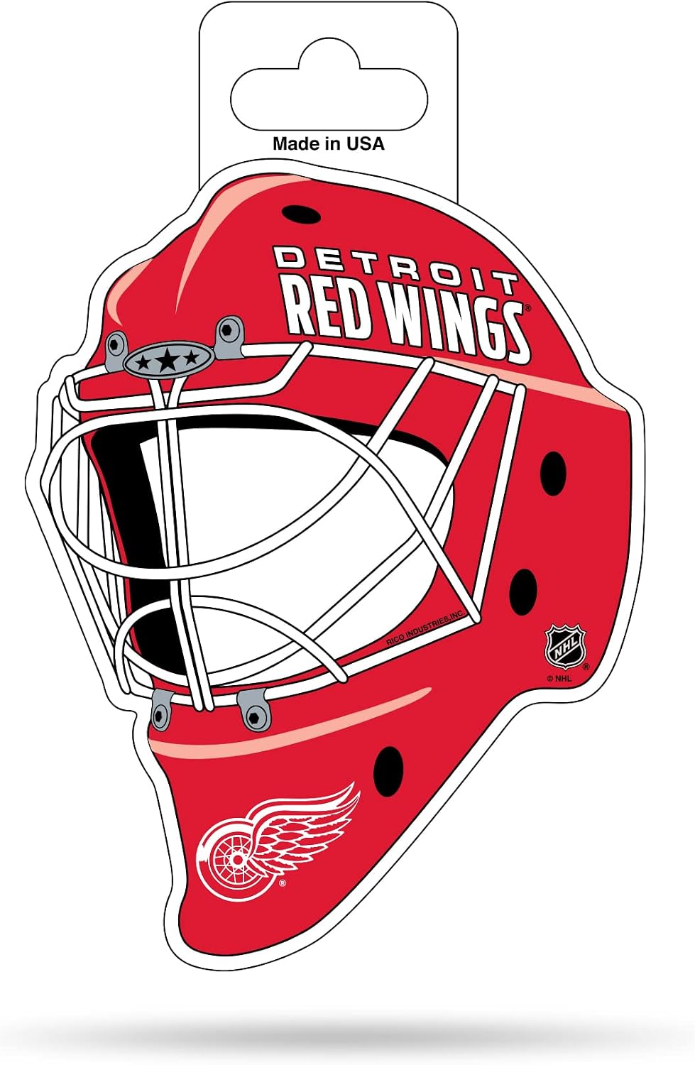 Rico Industries NHL Hockey Standard 4.75" x 5" Shape Cut Helmet Decal image 5