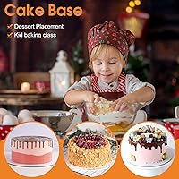 Vista 5 de Paquetes de 36 bases redondas para pasteles de 8 pulgadas, bases para pasteles blancas, círculos redondos blancos para pasteles, base redonda