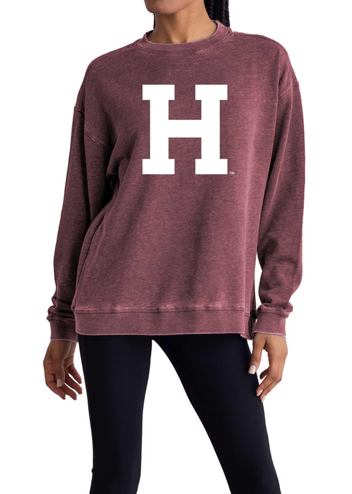 Sudadera para mujer Chicka-D Campus Crew de algodón con cuello redondo casual 6
