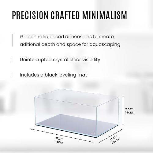 Miniatura 102 de Ultum Nature Systems - Acuario sin marcos ultratransparente, cristal con poco hierro, bordes con corte a inglete a 45º, grosor de 13/64 a 15/32