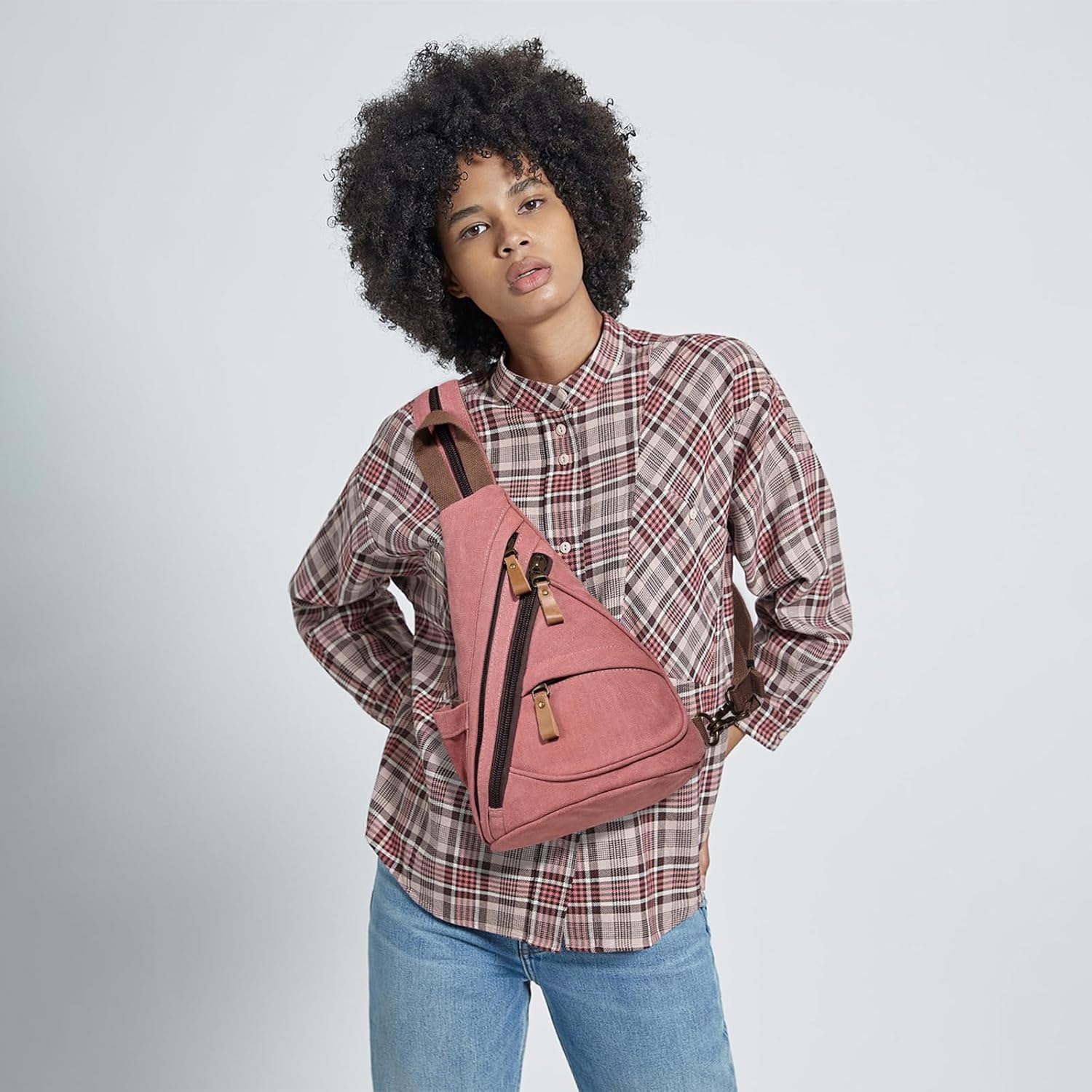 KL928 Sling Bag - Small Crossbody Backpack Shoulder Casual Daypack Rucksack for Men Women - Image 7