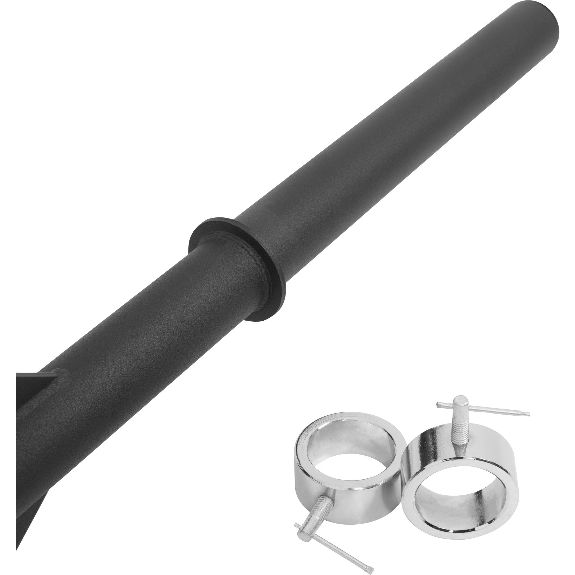 GORILLA SPORTS® Olympia Multi-Grip-Bar 211 cm, 50 mm, bis 150 kg | Swiss Bar aus Stahl mit 3 Griffweiten, neutraler Griffposition und 2 Schnellverschlüssen für Brust, Arme und Rücken
