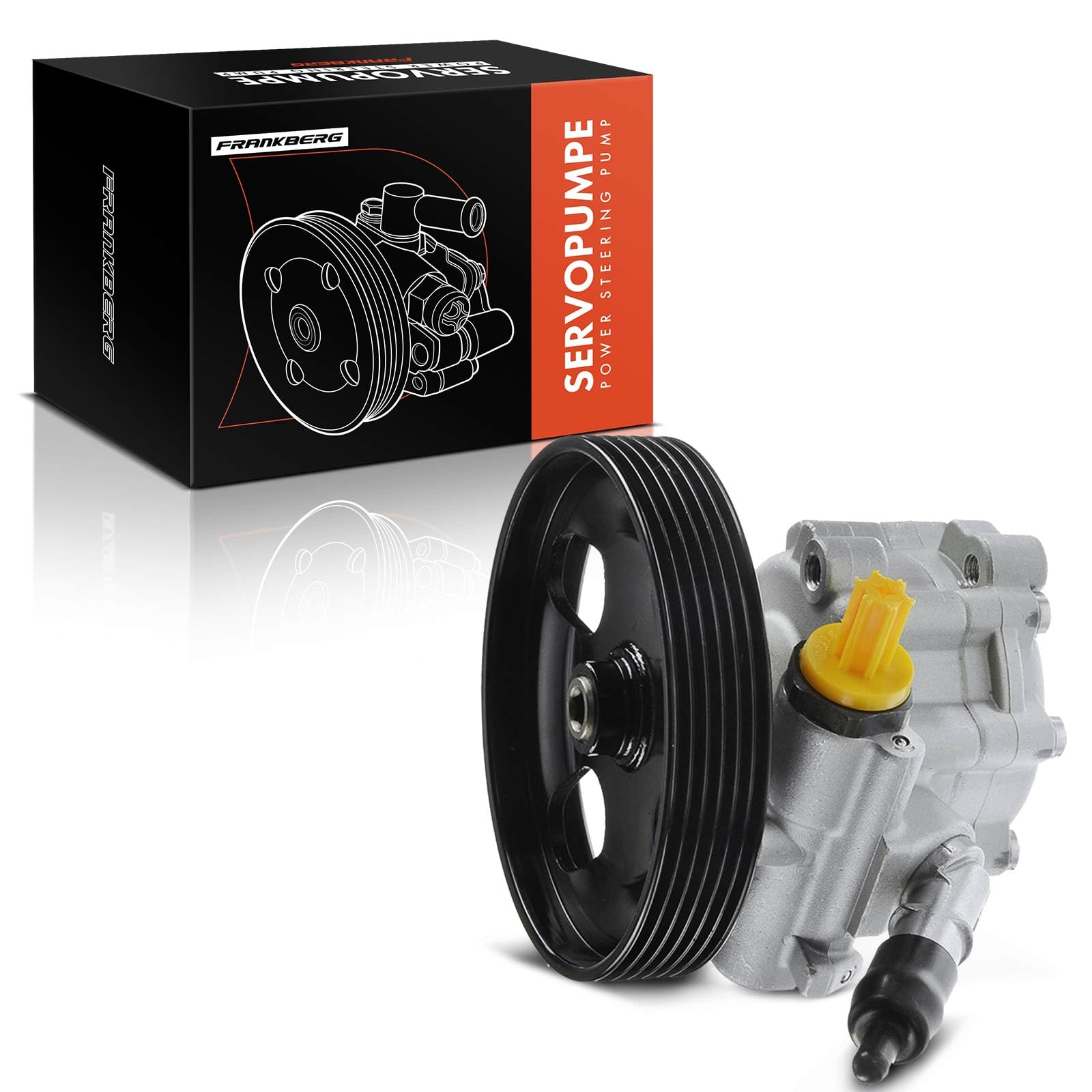 Frankberg Pompe Hydraulique Direction Compatible avec 307 SW 3H 207 SW WK 307 3A/C 206 CC 2D 206 Hayon 2A/C Remplacer# 9658419280