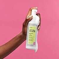 Vista 8 de ALL ABOUT CURLS Boosting Foam For Curly Hair Lightweight Definition Hold Volumizing Extra Fullness & Body Vegan & Cruelty Free Sulfate &