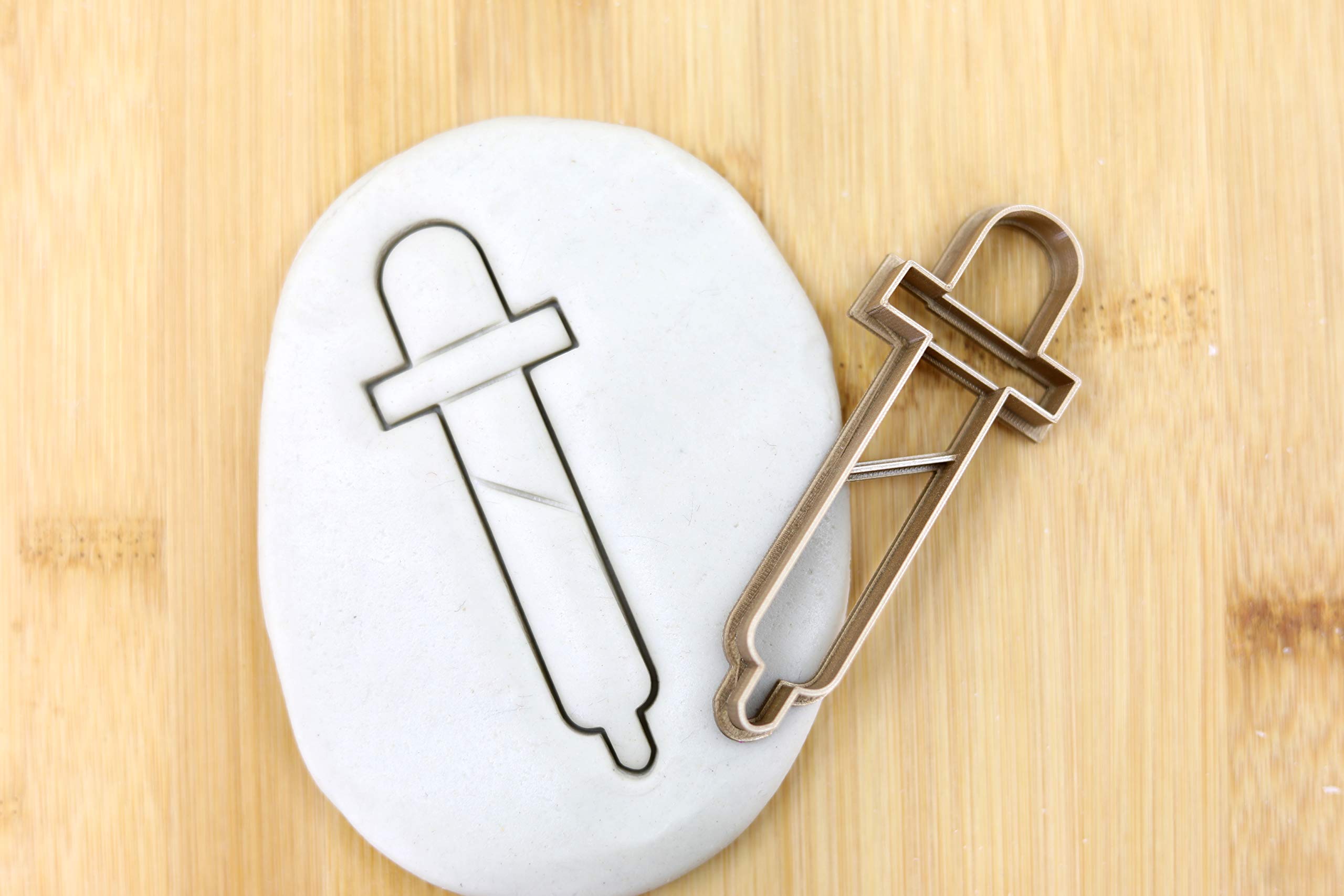 Labor/Chemie Set (9st) Laborglas/Pipette/Messbecher/Molekül/Thermometer/Stehkolben/Mikroskop/Erlenmeyer/Cookie Cutter Fondant Keksstempel/Ausstechform Keksausstecher Plätzchen ca. 8cm