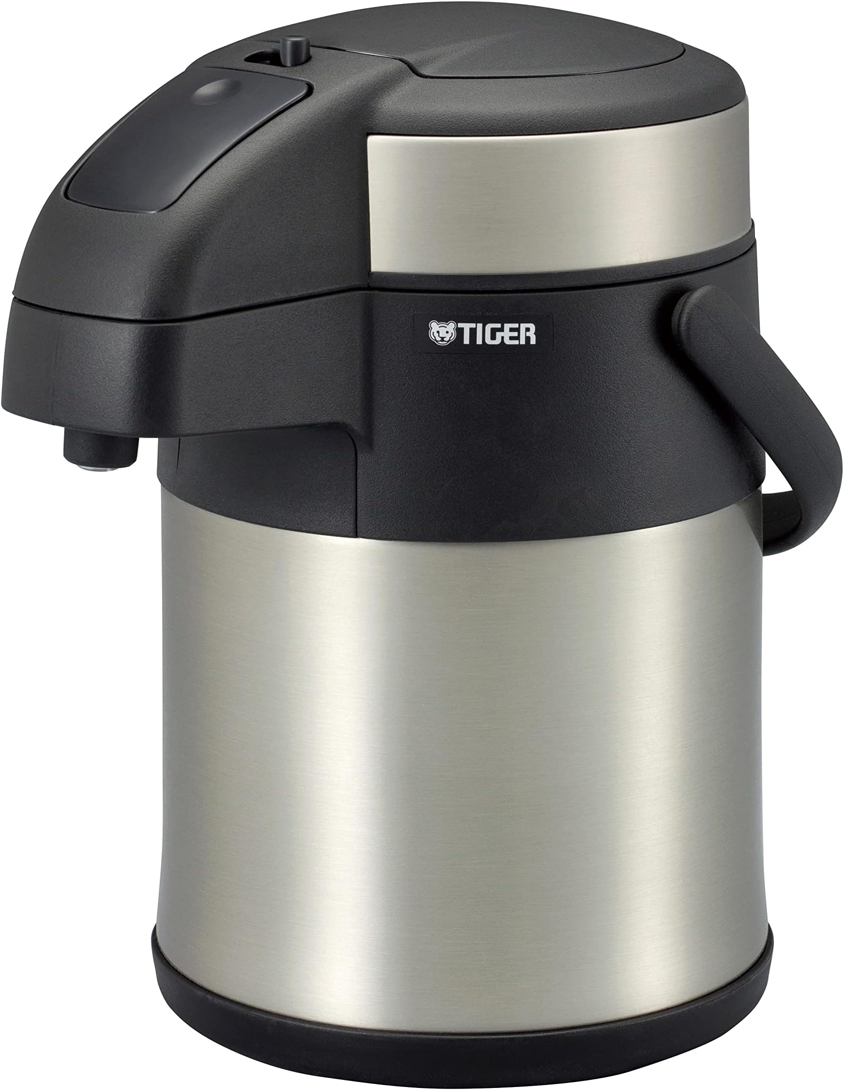MAA-C221XC Tiger Thermal Insulated Tabletop Stainless Steel Air Pot, Eco Friendly, 0.7 gal (2.2 L) Clear Stainless Steel (Silver)