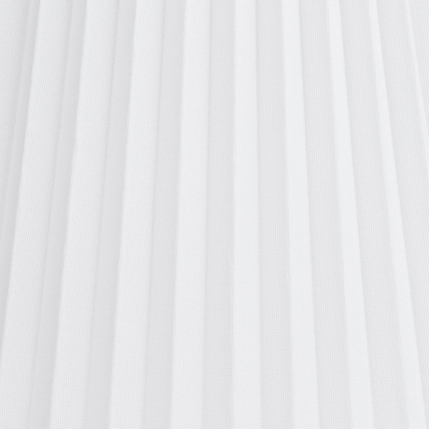 Hardback Knife Pleated Empire Lamp Shade (Pre-Assembled) Brussels White Large 10" Top x 17" Bottom x 14.75" Slant x 14.5" High Spider with Replacement Harp and Finial - Springcrest