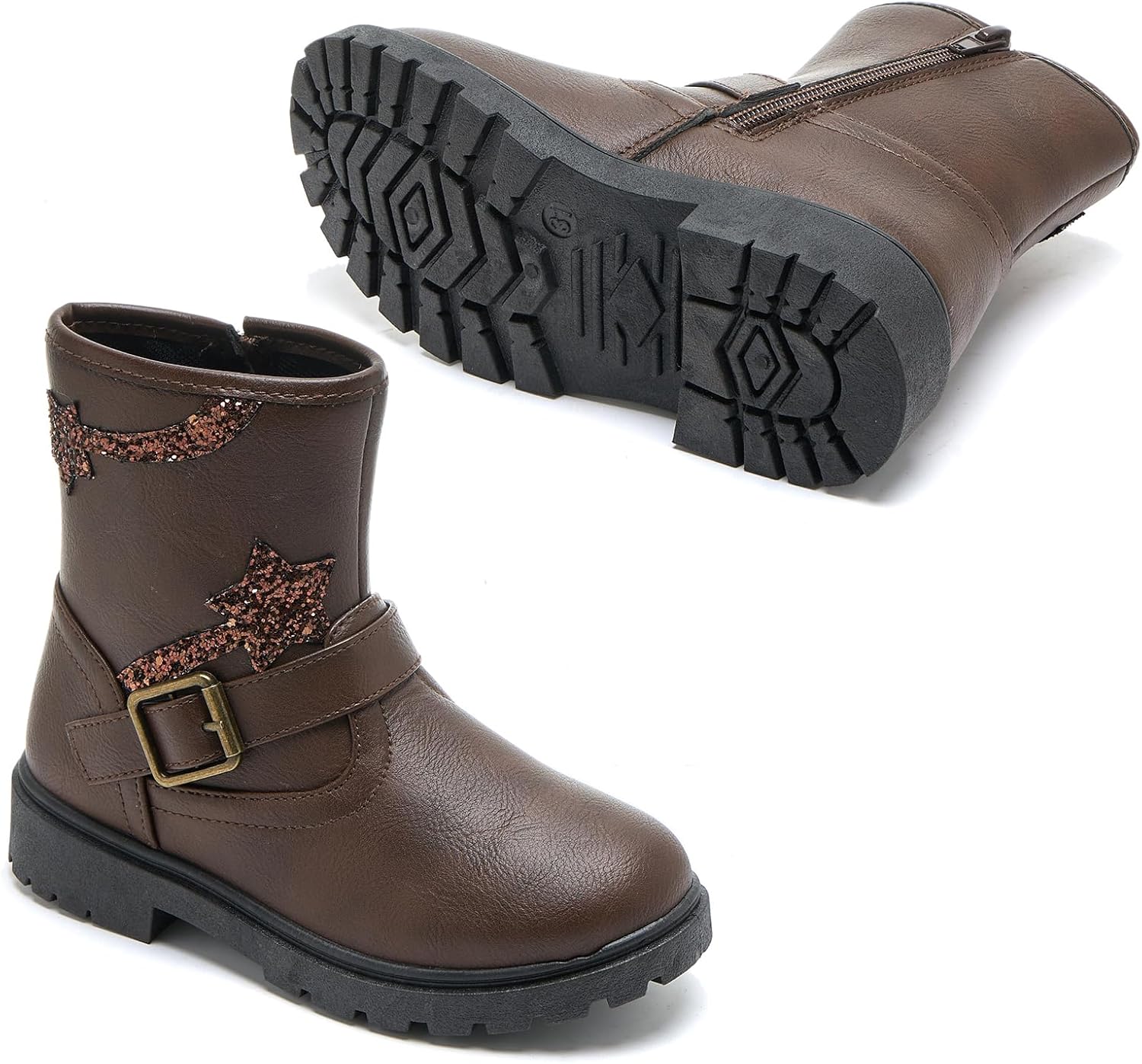 Daclay Toddler Boys Girls Boots Kids Work Boots Winter Snow Boot Hiking Outdoor Shoes