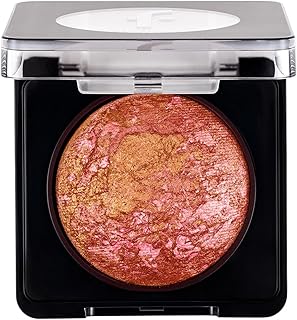 بودرة خدود مخبوزة خالية من البارابين للنساء، 044 بينك برونز (برونز وردي)