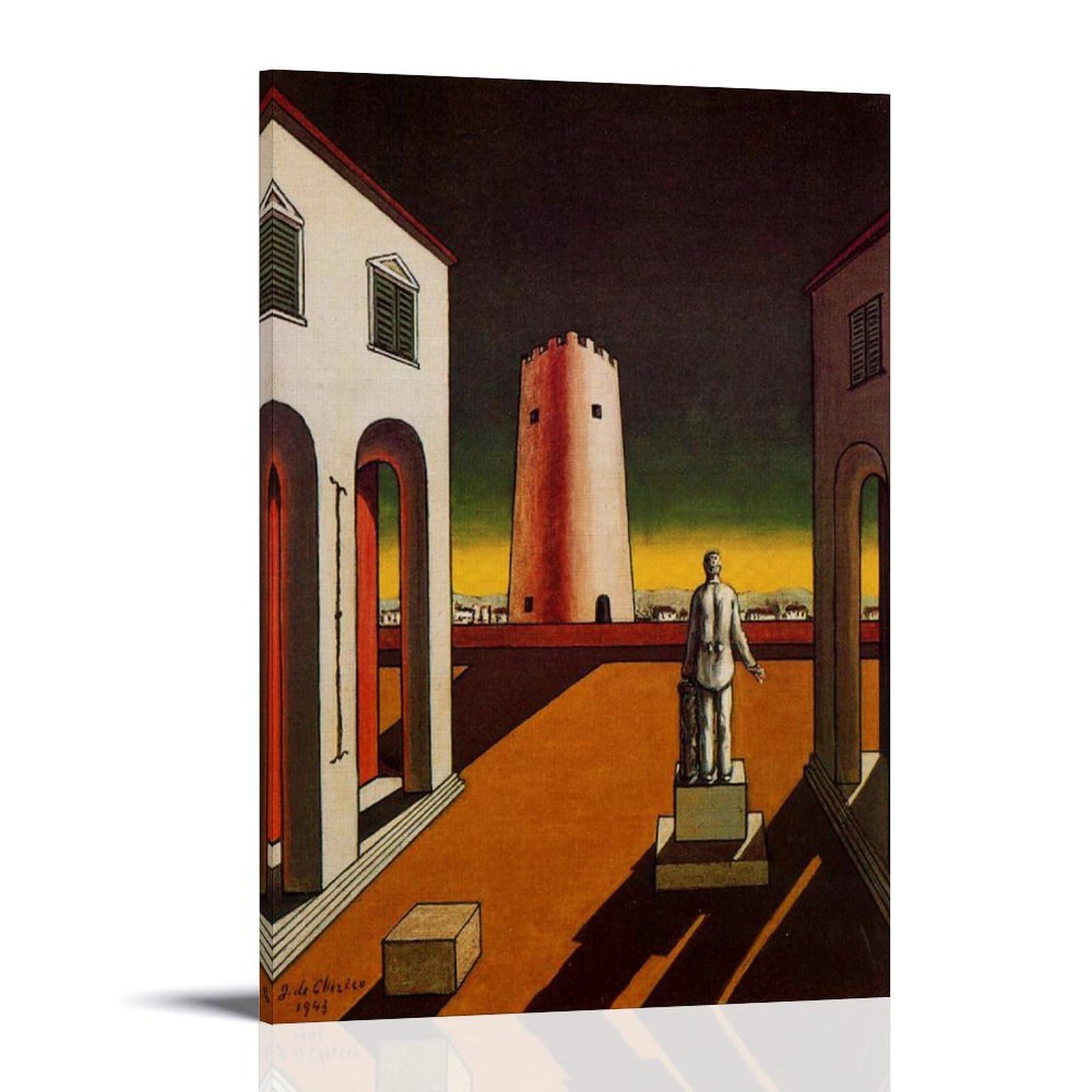 la torre rossa de chirico