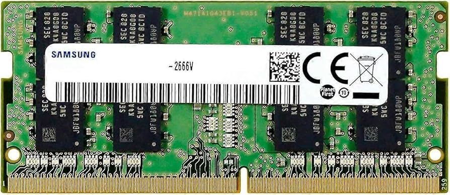 Samsung 4GB DDR4 SODIMM RAM Module 3200MHz 1Rx16 PC4-3200AA 260 Samsung 4GB DDR4 SODIMM RAM Module 3200MHz 1Rx16 PC4-3200AA 260