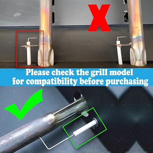 Miniatura 3 de TAILGRILLER Juego de 4 tubos de quemador para plancha Blackstone de 36 pulgadas, juego de 4 tubos de quemador rectos de acero inoxidable con 4