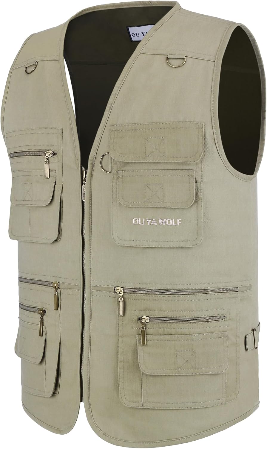 Men's Outdoor Multi Pockets Cargo Travel Camera Fishing Safari Utility Vests