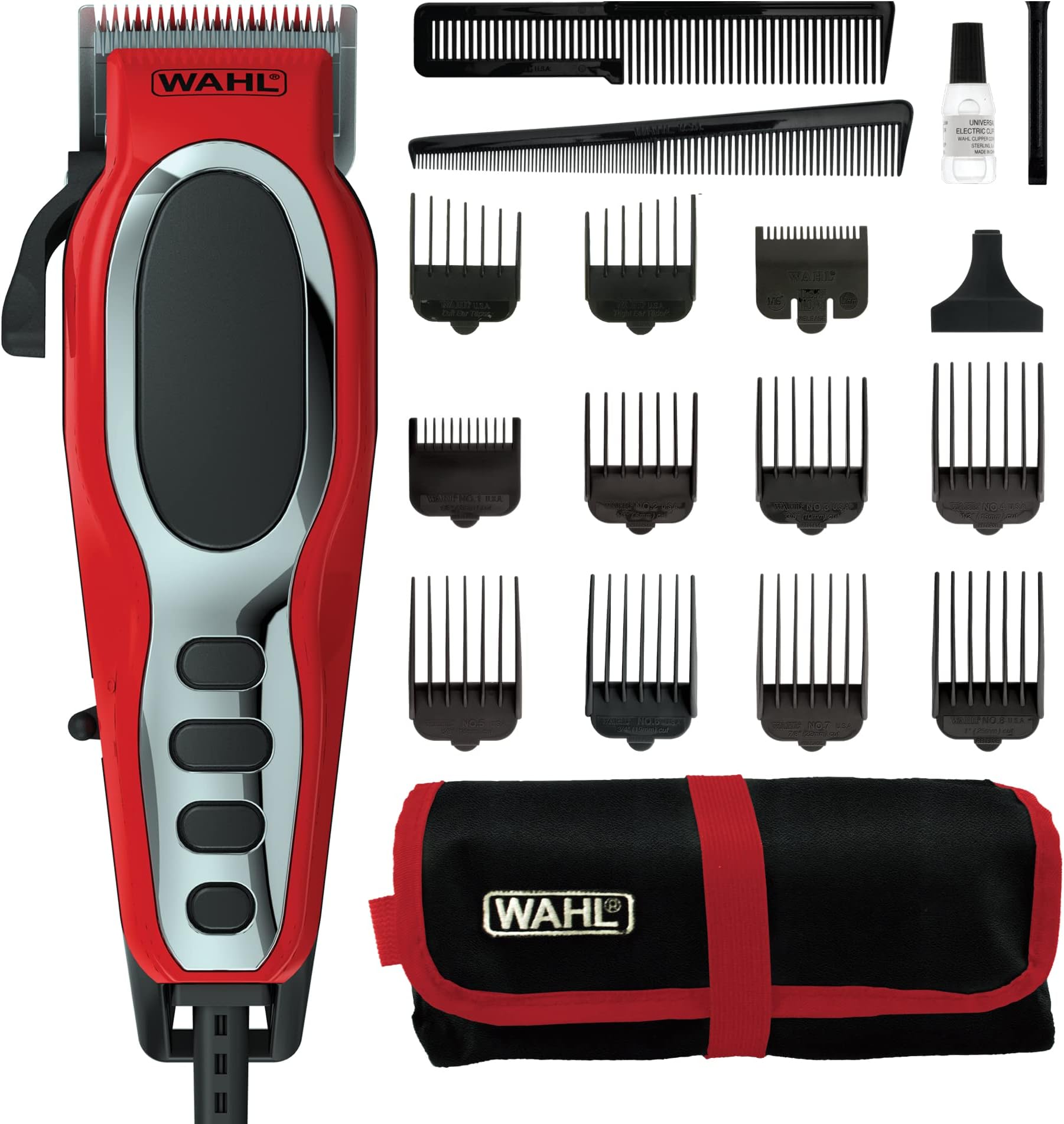 Wahl Fade Pro Hair Clipper, Perfect Fade, Afro Head Shaver, Hair Clippers for Men, Clippers for Fading, Corded Hair Clippers, Home Haircutting, DIY Haircuts, Haircutting Kit