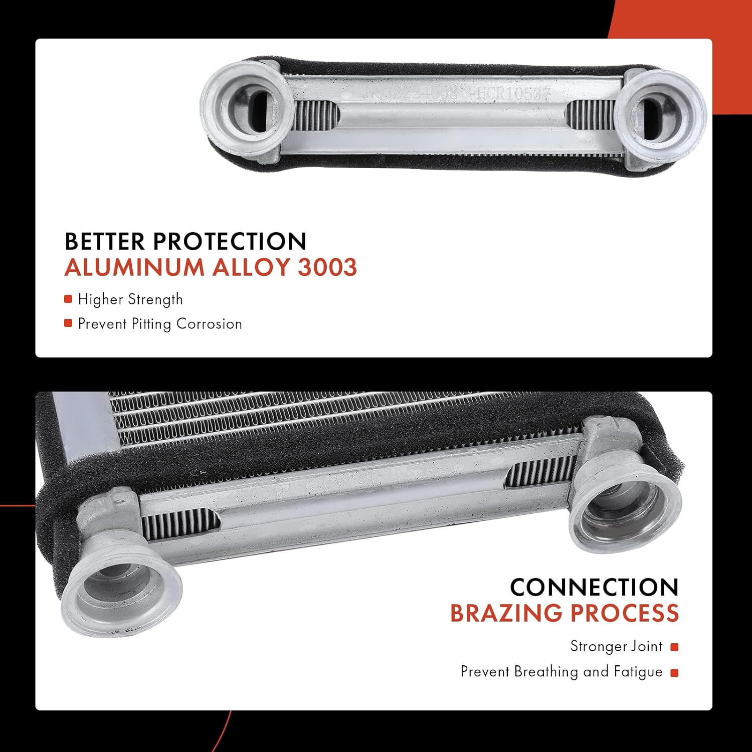 A-Premium HVAC Heater Core Compatible with Subaru Crosstrek 2016-2018, Forester 2009-2022, Impreza 2008-2016, WRX/WRX STI 2013-2021, XV 2013-2016, XV Crosstrek 2013-2015, Replace# 72130FG000