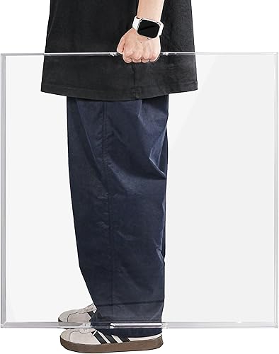 Miniatura 8 de Bandeja acrílica tamaño King con asa incrustada, no es necesario montar, para cama, otomana, mesa auxiliar, desayuno, té, alimentos, mayordomo,