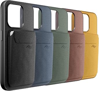 Peak Design Mobile Wallet, Weatherproof Nylon Fabric, Connects to Mobile Cases, MagSafe Compatible, for iPhone, Samsung and Google Pixel Phones