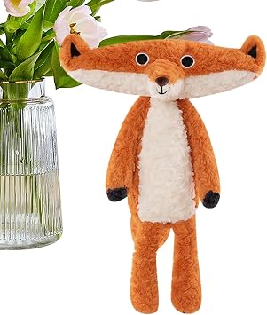 Plush Toy | Stuffed Plush Toy, Stump, Accompanying Plush, Red Plush Toy, Realistic Animals for Animal Lovers