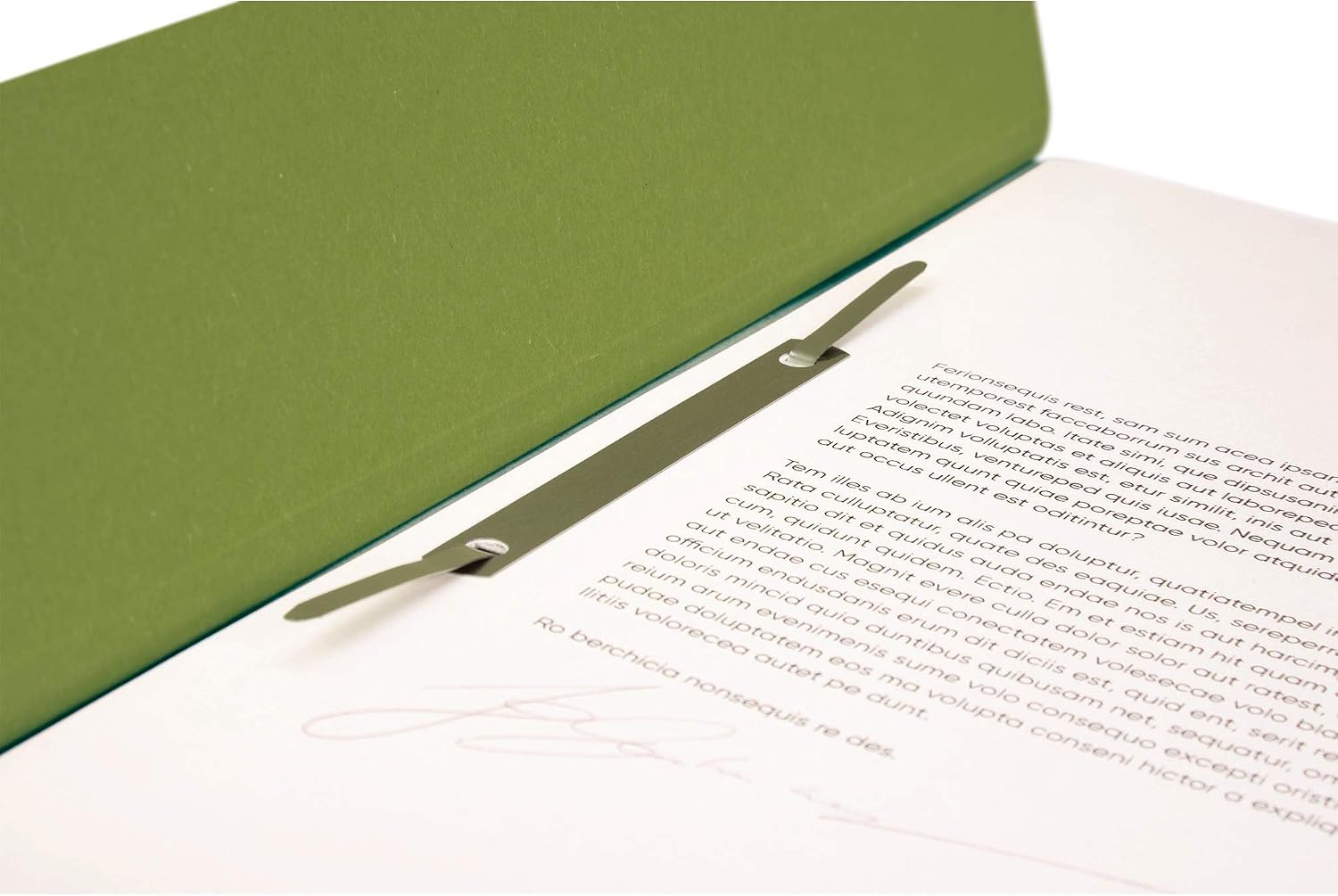 Exacompta - Ref 80000375002F - FALKEN - Flat Cardboard Files - A4 (210 x 297mm) in Size, 250gsm Recycled Manilla, Pre-Printed Cover, Blue Angel Certified - Green (Pack of 100)
