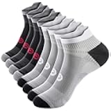Ankle Compression Sock for Men and Women 2/4/6 Pairs, Low Cut Compression Running Sock with Ankle Support