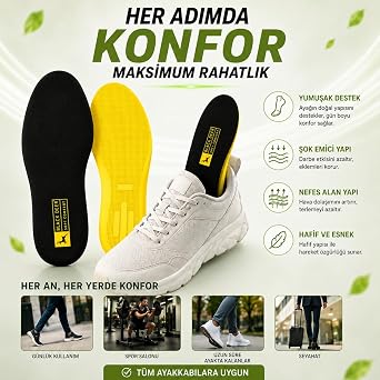 Black Deer Hyper Boost Technology X15 Soft Comfort Siyah-Sarı Ergonomik Konforlu Rahat Yumuşak Tabanlık siyah sarı 41