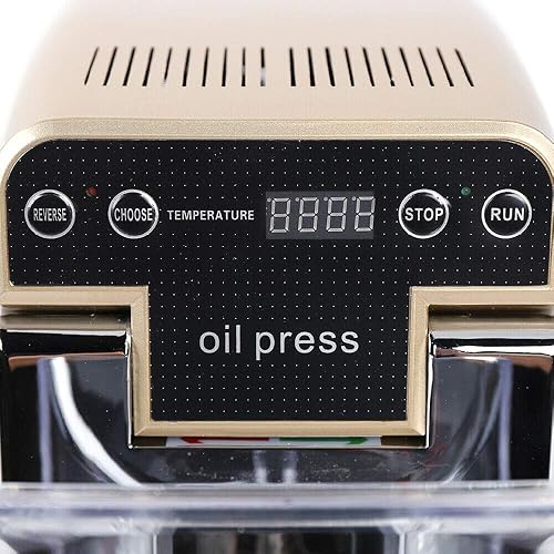 Miniatura 7 de Máquina de prensa de aceite de 110 V 450 W, extractor automático de aceite de prensa fríacaliente, extractor de aceite orgánico, máquina de prensa