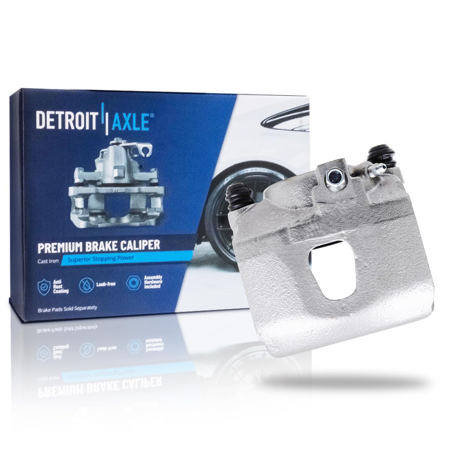 Detroit Axle - Front Right Brake Caliper for Ford F-150 Bronco