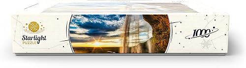 Miniatura 9 de Seljalandsfoss Waterfall at Sunset Iceland - Rompecabezas prémium de 1000 piezas para adultos