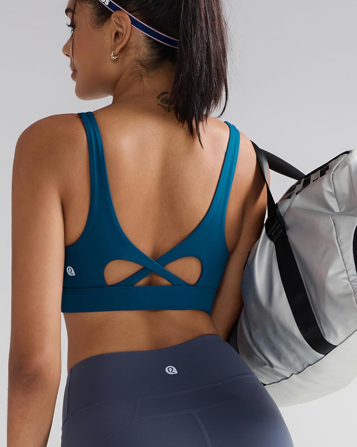 RUNNING GIRL Sports Bra for Women High Support, Molded Cup High Impact Sports Bras with Sewn in Pads Workout Running Bra - Image 5