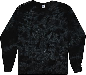 Colortone Crystal Wash Tie Dye Long Sleeve T-Shirt for Men and Women