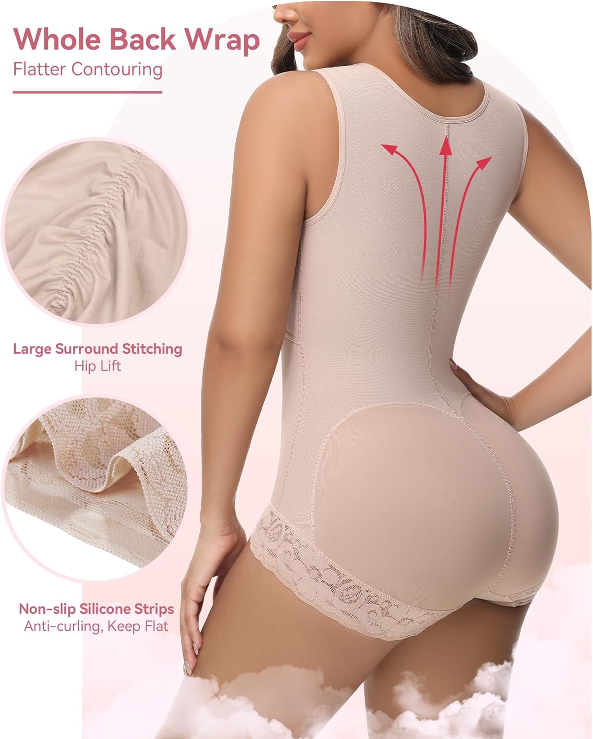 SHAPSHE Fajas Colombianas Moldeadoras BBL Post Surgery Stage 2/3 Body Shaper Tummy Control High Compression Garment Shapewear - Image 5