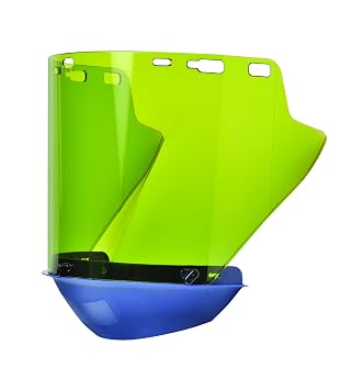 Delta Plus WELFS20ARC10 Fs-20Arc10 Anti-Fog Molded Cylinder Lexan Arc Shield With Chin Protector Rated 12 Cal/CmFor Ppe Cat 2, 18.5" Height, 0.078" Width, 10" Length, Polycarbonate, One Size