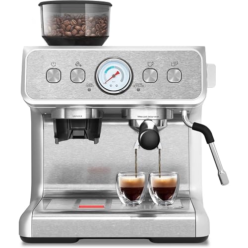 Kismile Espresso Machine with Grinder