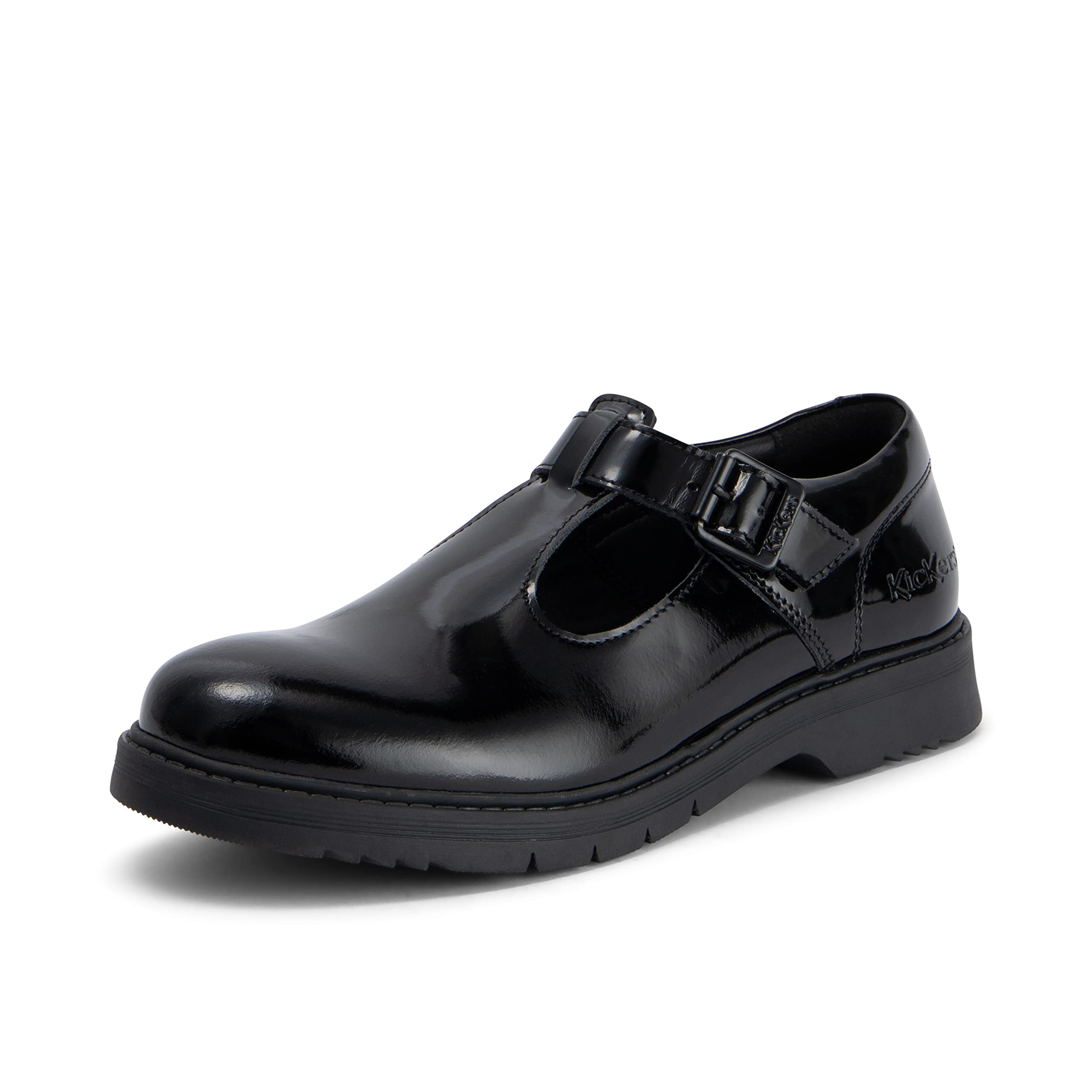 Kickers Finley T Bar, Zapatos para Uniformes de Escuela Niñas