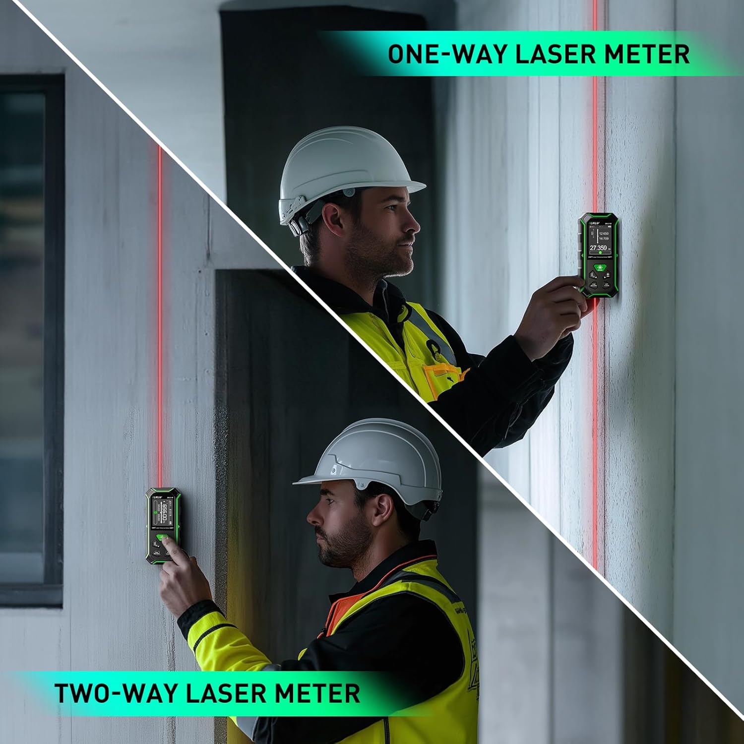 One-way vs Two-way laser meter