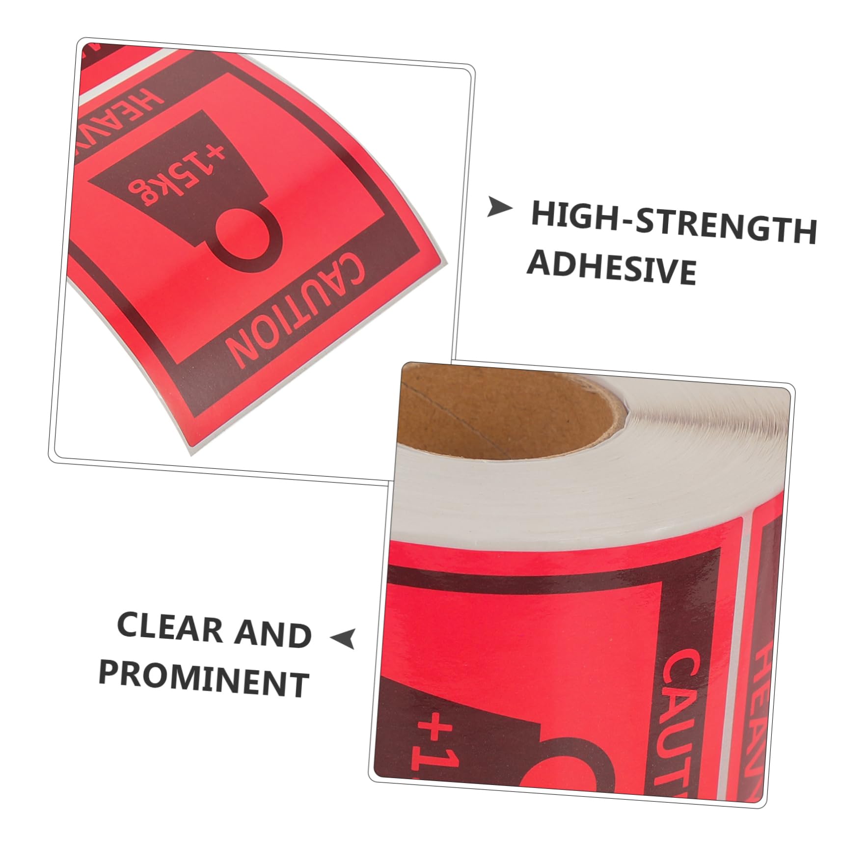 SOLUSTRE Heavy Stickers Team Lift Labels 1 Roll of 500 Shipping Stickers for Transport Logistics