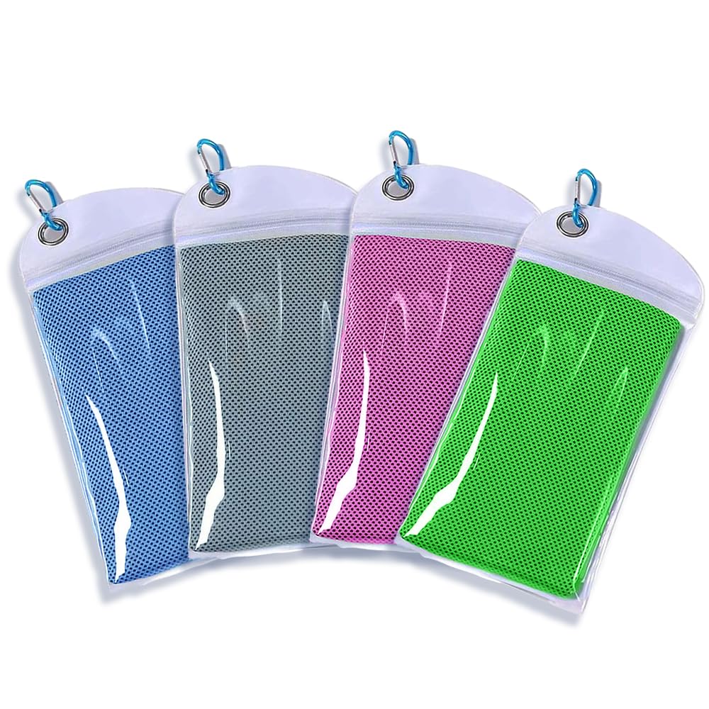 Serviettes rafraîchissantes en microfibre pour sport fitness et running