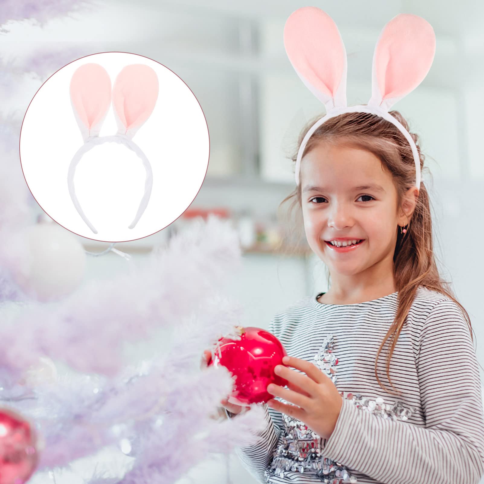 PYEUIFT Hasenohren & Fuchsohren Haarreif - 2-teiliges Set Für Cosplay & Party