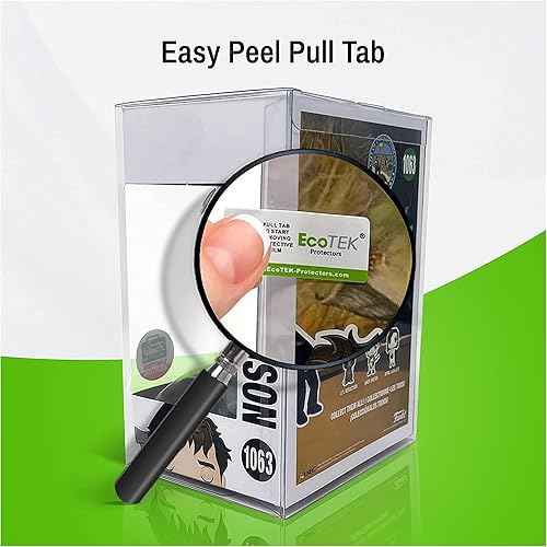 Vista 4 de EcoTEK Protectors, Paquete de 80 fundas protectoras para figuras de exhibición de 4 pulgadas, resistente a los arañazos, fuerte, transparente