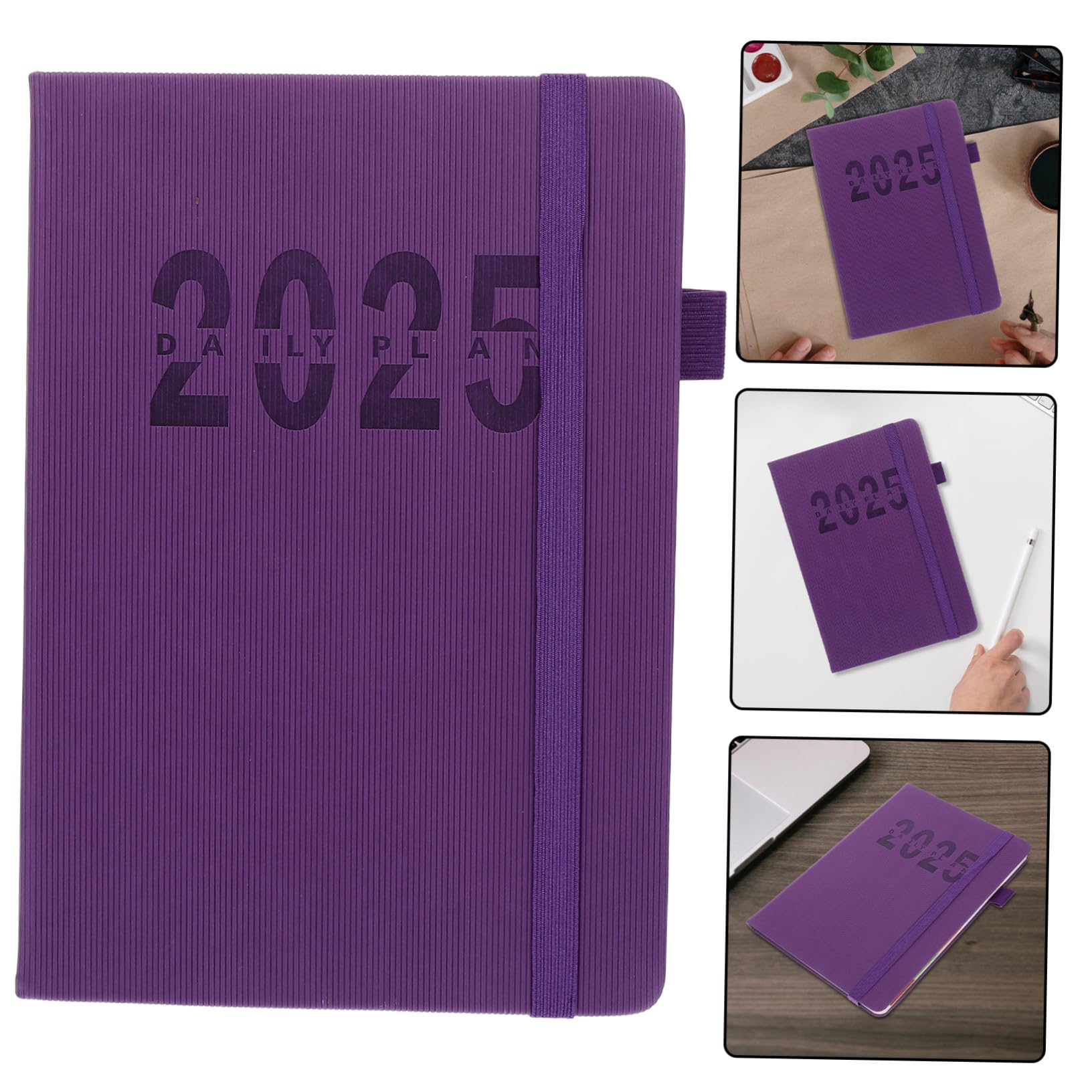 Wochenplaner Mit Monatsübersicht Notizbuch Aus Robustem Pu-leder Und Papier Mit Stifthalter Für Stift Für Studenten Berufstätige Und Reisende Organizer Für Büro Und Schule